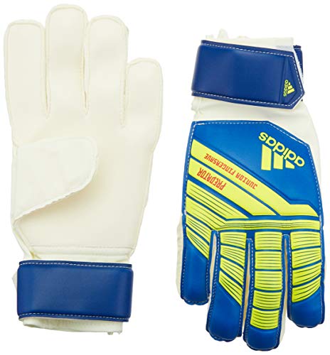 adidas Youth Predator Top Training Finger Save Soccer Goalkeeper Gloves, Football Blue/Bold Blue/Solar