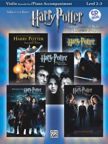 Harry Potter, Instrumental Solos for Violin/Piano Accompaniment (Movies 1-5) (Pop Instrumental Solo) by Unknown(2008-06-03)      Sheet music
