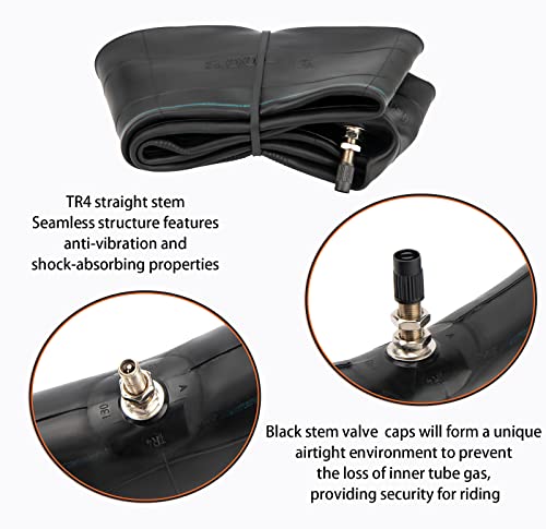 3.00-12" Dirt Bike Inner Tubes Heavy Duty 80/100-12" For Kawasaki Yamaha Dirt Pit Bike Xr Crf 50 70Cc Ttr 90 Ttr 110,Kawasaki Klx 110 Suzuki Drz 110, 2-Pack #TOP1
