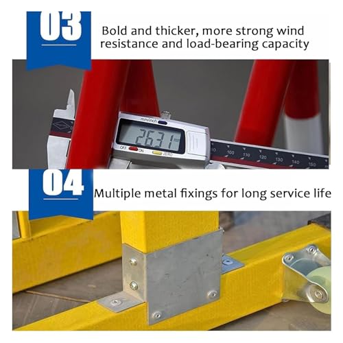 Porte pliante de barrière de circulation en métal lourd pour site industriel - 5