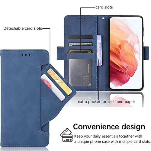 Capa Capinha Carteira para Motorola Edge 30 Fusion/Moto S30 Pro, [5 Slot de cartão] Couro PU Premium