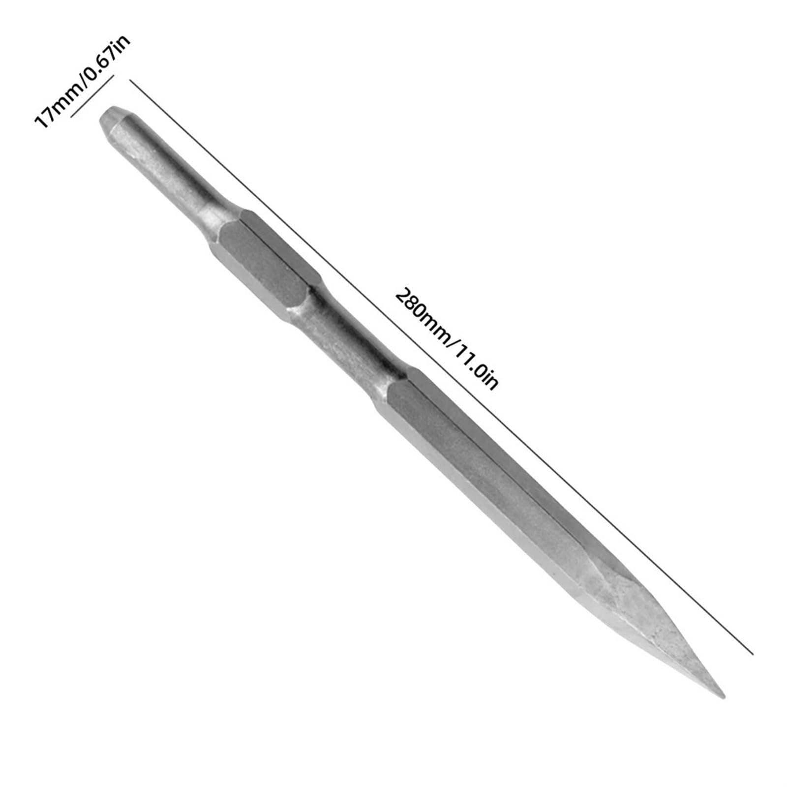 Set di Scalpelli Punte for scalpello a Martello Rotante con Gambo, scanalatura a Punta, scalpello Piatto, Rottura di Cemento, Mattoni, Foratura di muri