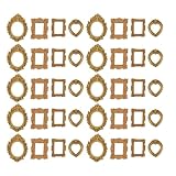 Compact et polyvalent : petits cadres photo vintage sont destinés à présenter de photos, s'intégrant sans effort dans des accessoires de maison de poupée ou des de table, cadre d'affichage photo de table, mini cadre photo vintage