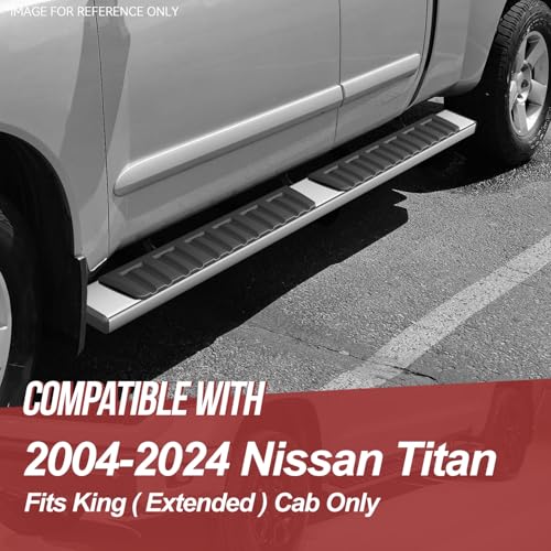 Estribos Laterales para Nissan Titan King 2004-2024 miniatura 7