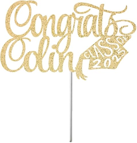 Custom Personalized Graduation Cake Topper ~ Class of 2025
