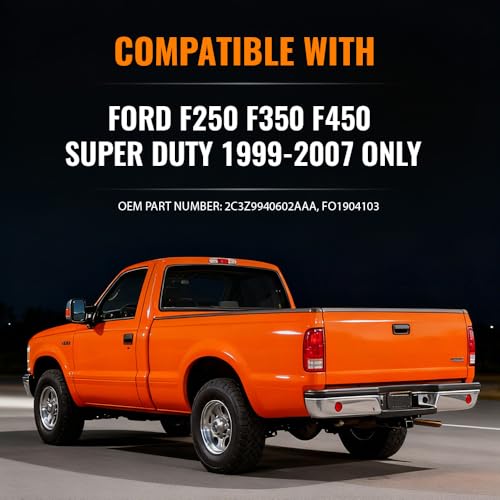 Image of G-PLUS Tailgate Cap Integrated Step Tailgate Models | Compatible with Ford F250 F350 F450 Super Duty 1999-2007 Molding Protector Top Cover, 2C3Z9940602AAA, FO1904103 (NOT Fit