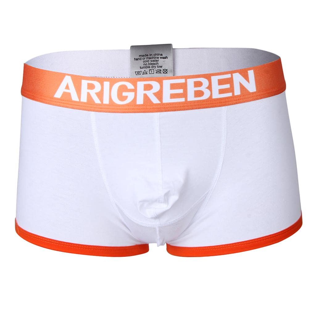 BNF®Men Briefs Mesh Bulge Boxers Underwear Shorts Male Panties L White|Clothing Shoes & Accessories|Mens Clothing|Underwear|Package Includes:1 Piece Men Underwear-image-0