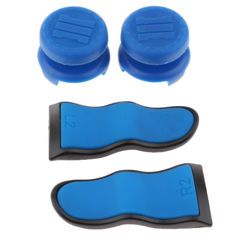 ATORSE® Blue Silicone L2 R2 Triggers Extenders Button Replacement Part ...