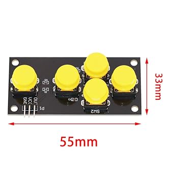 Analog Button for Arduino AD Keyboard Electronic Blocks Simulate Five Key Module