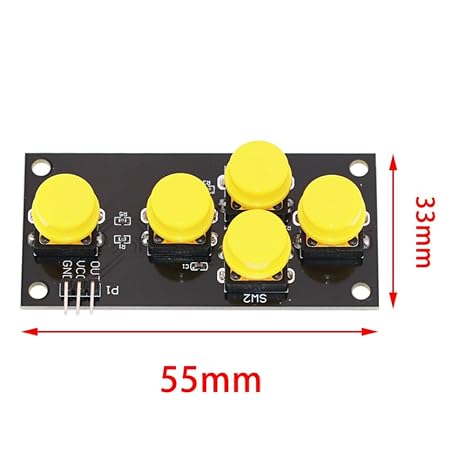 Analog Button for Arduino AD Keyboard Electronic Blocks Simulate Five Key Module