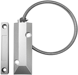 Metal Wireds Magnetic Door Window Contact Sensor Switches Door Window Sensors Detector for Home Security Alarm System Door and Window Sensors Alarm System for Security