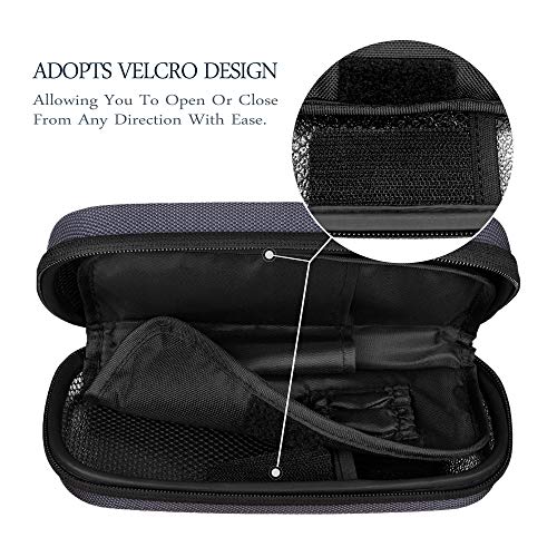 SHBC Insulin Cooler Travel Case for Diabetic Organize Medication Insulated Cooling Bag with 2 Ice Packs Gray - Thumbnail 4