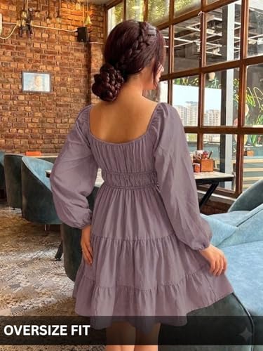 Image of Leriya Fashion Mini Dress for Women | One Piece Dresses for Womens | Stylish Dress for Woman |Mini Dresses Rayon for Women Stylish |Summer Casual Outfit Wear Events, Date & Evening Look