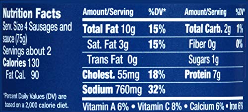 Armour Star Vienna Sausage, Hot & Spicy Flavored, Canned Sausage, 4.6 Ounce (Pack of 24)