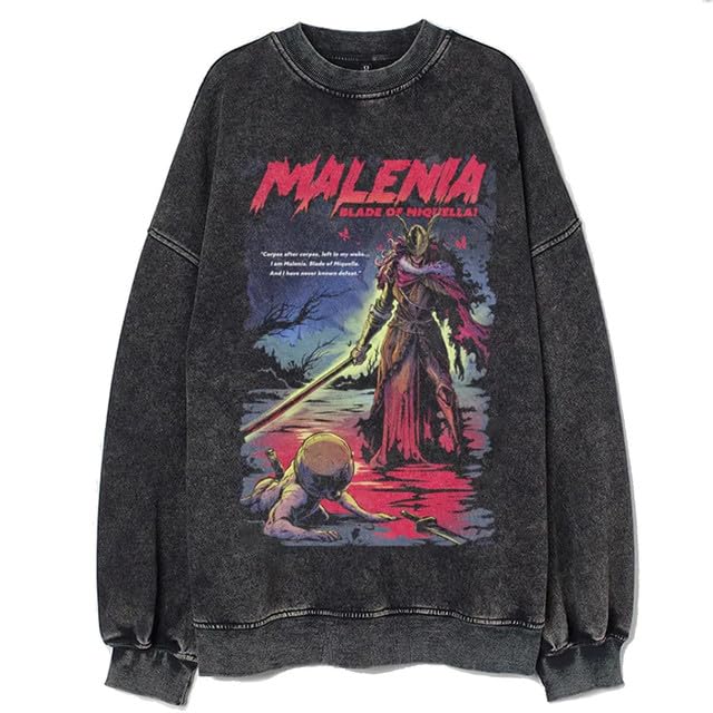 Bellelement Video Game Graphic Sweathirt Game Character Shirt Game Fans Top