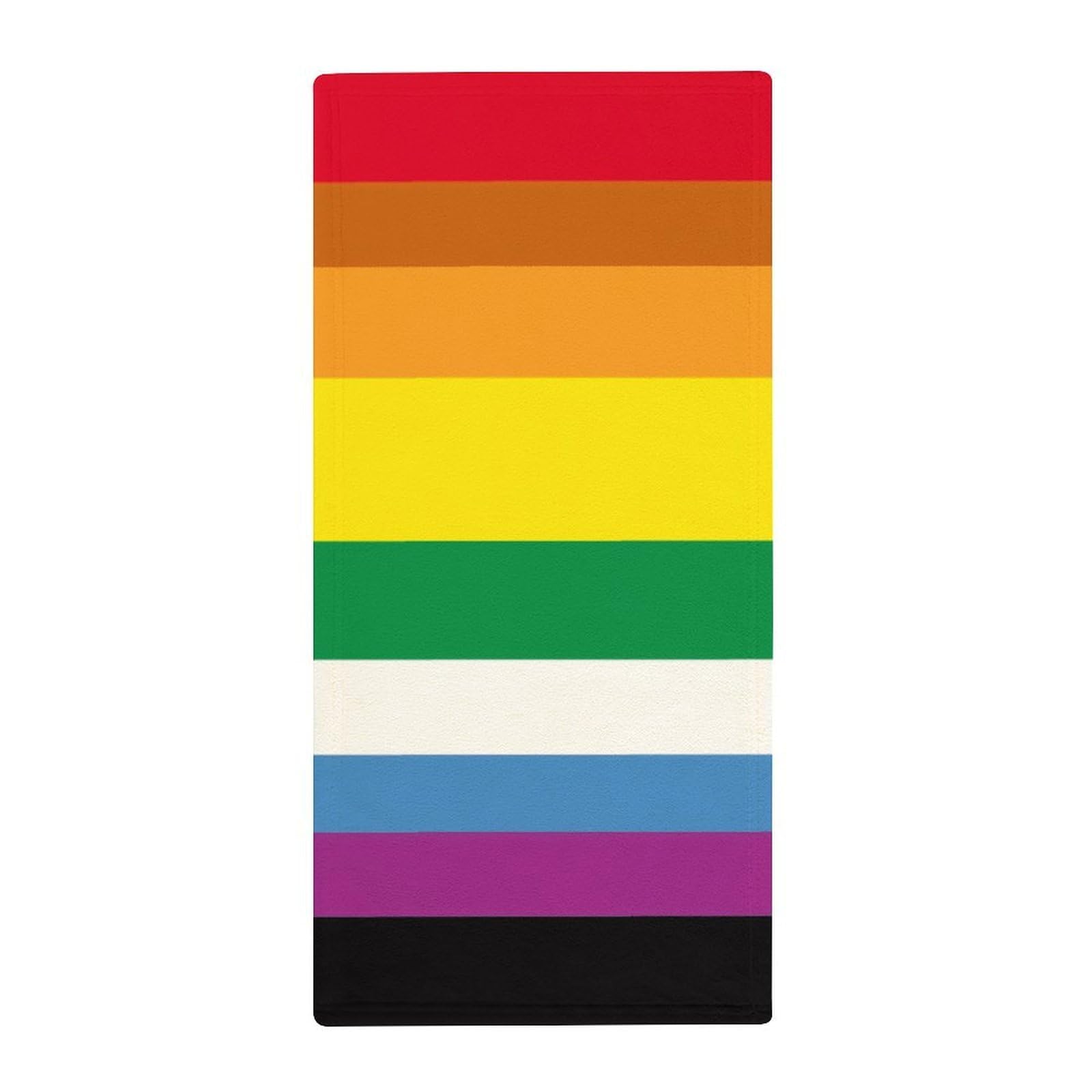 Anceky Luxury Guest Face Towels, LGBT Pride Gay Homosexual Lesbian Bisexual Soft Absorbent Hand Towels for Hotels, Bathrooms & Spa Decoration