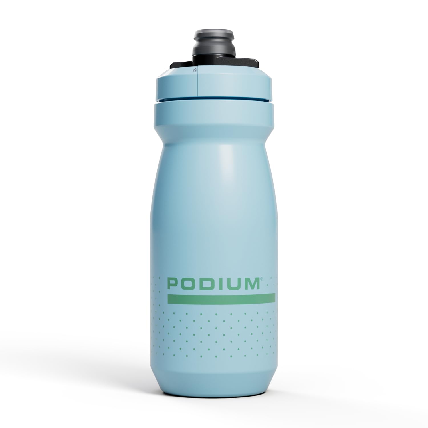CamelBak Podium 21oz Bike Water Bottle - Easy Squeeze Bottle - Fits Most Bike Cages, Crystal Blue