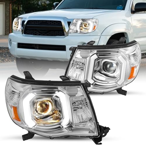 Image of JSBOYAT LED DRL Headlight Assembly for 2005-2011 Toyota Tacoma Pickup