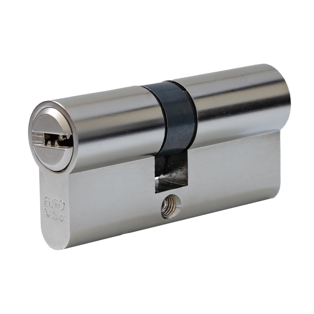 GERCAR Pro Profielcilindersloten, 30/40, massieve sluitcilinder, gelijksluitend set van 2 dubbele cilinders, mat messing, inclusief 10 sleutels - keersleutels - lengte: 70 mm, A: 30 B: 40 - 2x