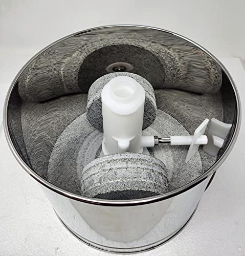 Tabakh Max 2-Liter Stone Wet Grinder With Atta Kneader & Coconut Scraper, 110V, Gray #TOP3