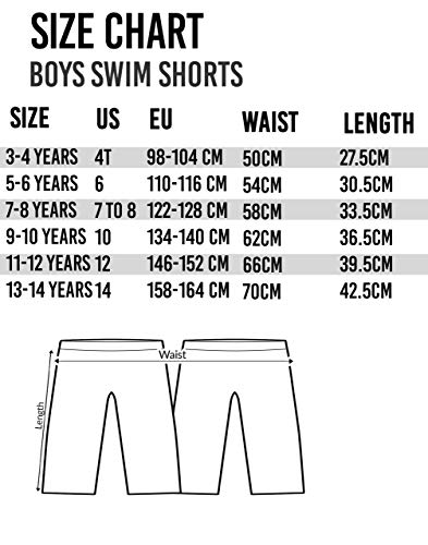 Super Mario Swim Shorts Boys Luigi Kids Gamer Swimming Trunks Pants (13-14 Years) Blue #TOP6