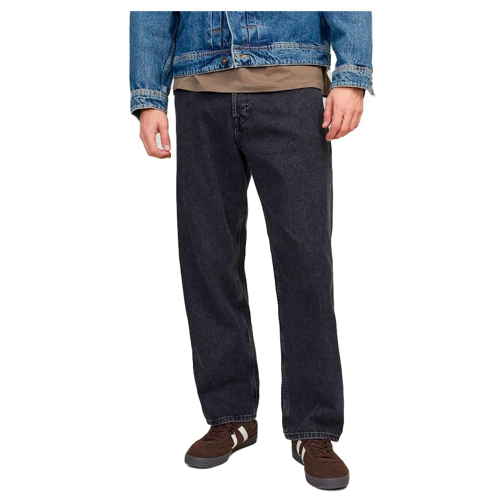 JACK & JONES Male Baggy Fit Jeans - Bequeme Baggy Hose Mit Hoher Taille Aus Baumwolle