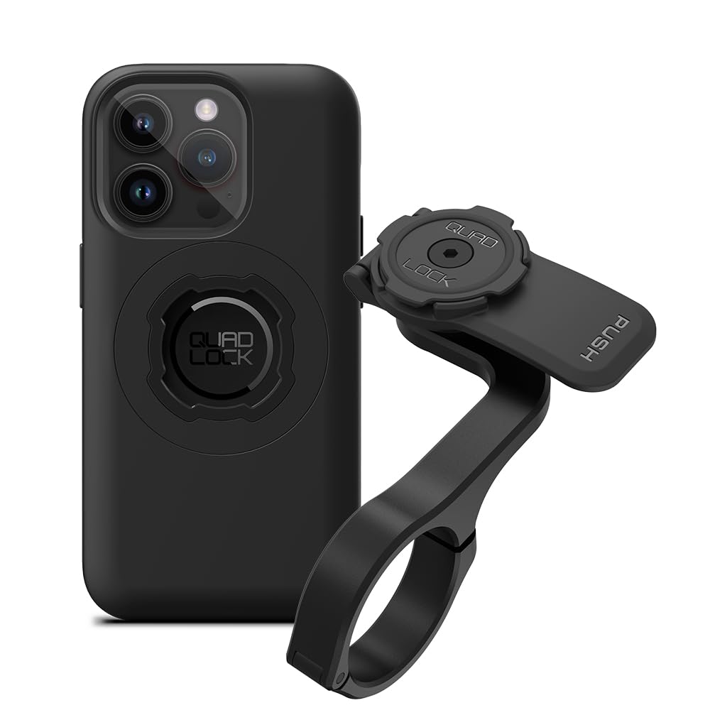 Quad Lock Out Front PRO uchwyt na kierownicę roweru uchwyt na telefon (V2) z MAG etui na telefon iPhone 14 Pro