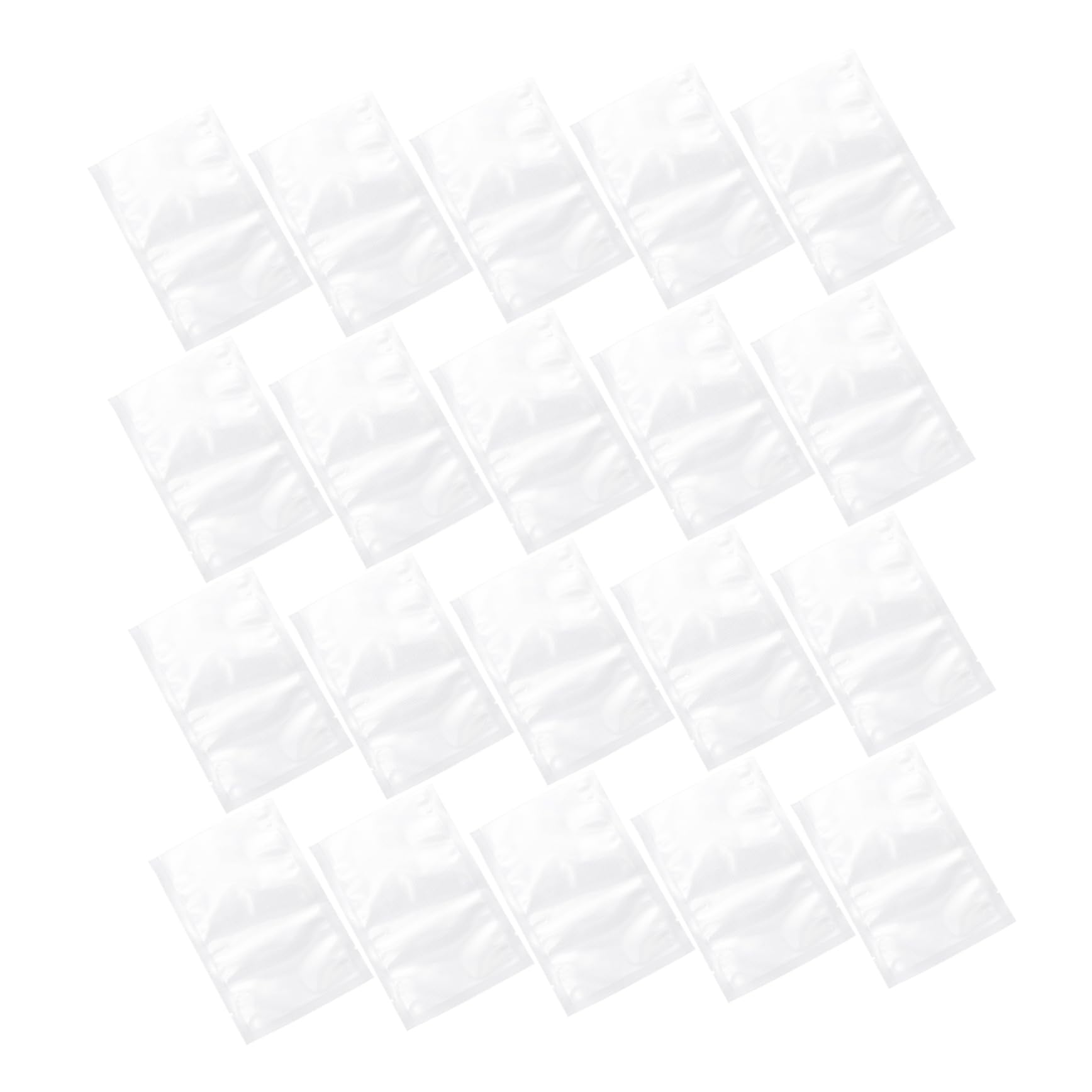 Garneck Puncture-resistant Vacuum Sealer Bags 100pcs Food Storage for Jerky Cheese Snacks Household Travel 15x10cm