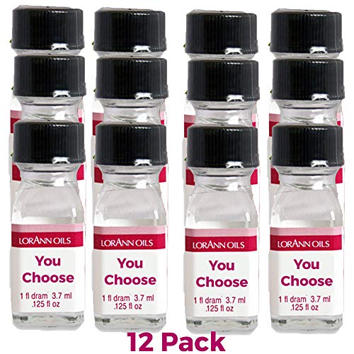 LorAnn SS flavors 12 pack of 1 dram bottles (.125 fl oz - 3....