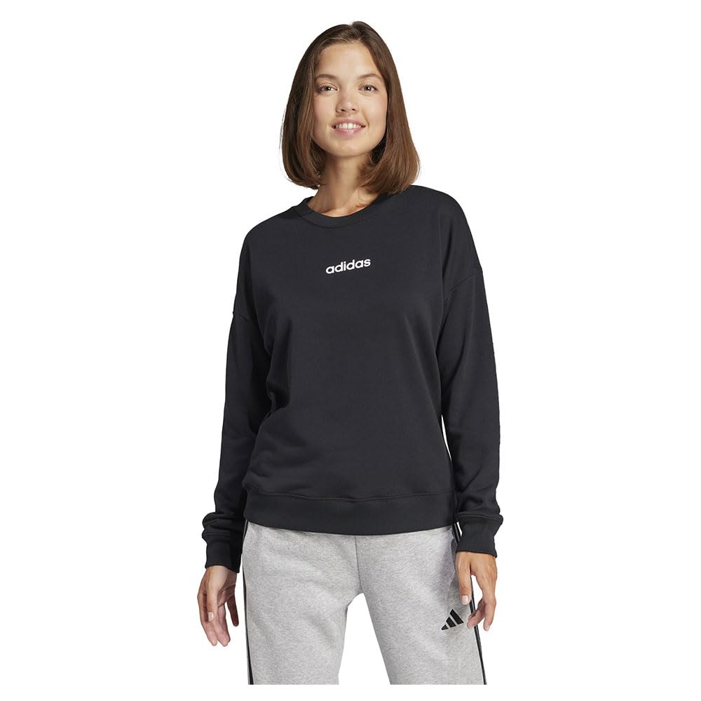 Adidas Mujer Essentials Linear French Terry Sweatshirt
