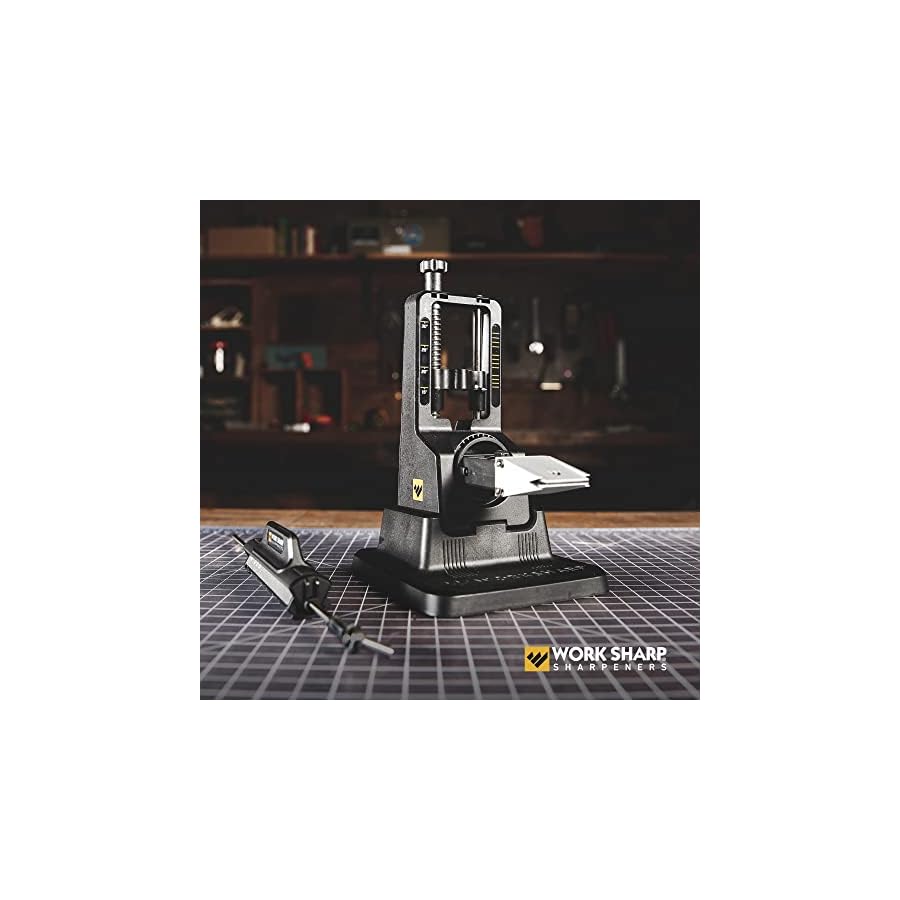 Work-Sharp-Precision-Adjust-Knife-Sharpener Work Sharp Precision Adjust Knife Sharpener - Knife Sharpening Tool Kit - Sharpens Kitchen & Serrated Knives