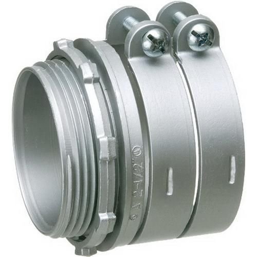 ARLINGTON Industries L428 Concrete Tight When Taped, for Flex_AC_MCI Cable, Single Screw, Squeeze CONNECTORS, Trade Size 3 INCH, ZINC DIE-CAST