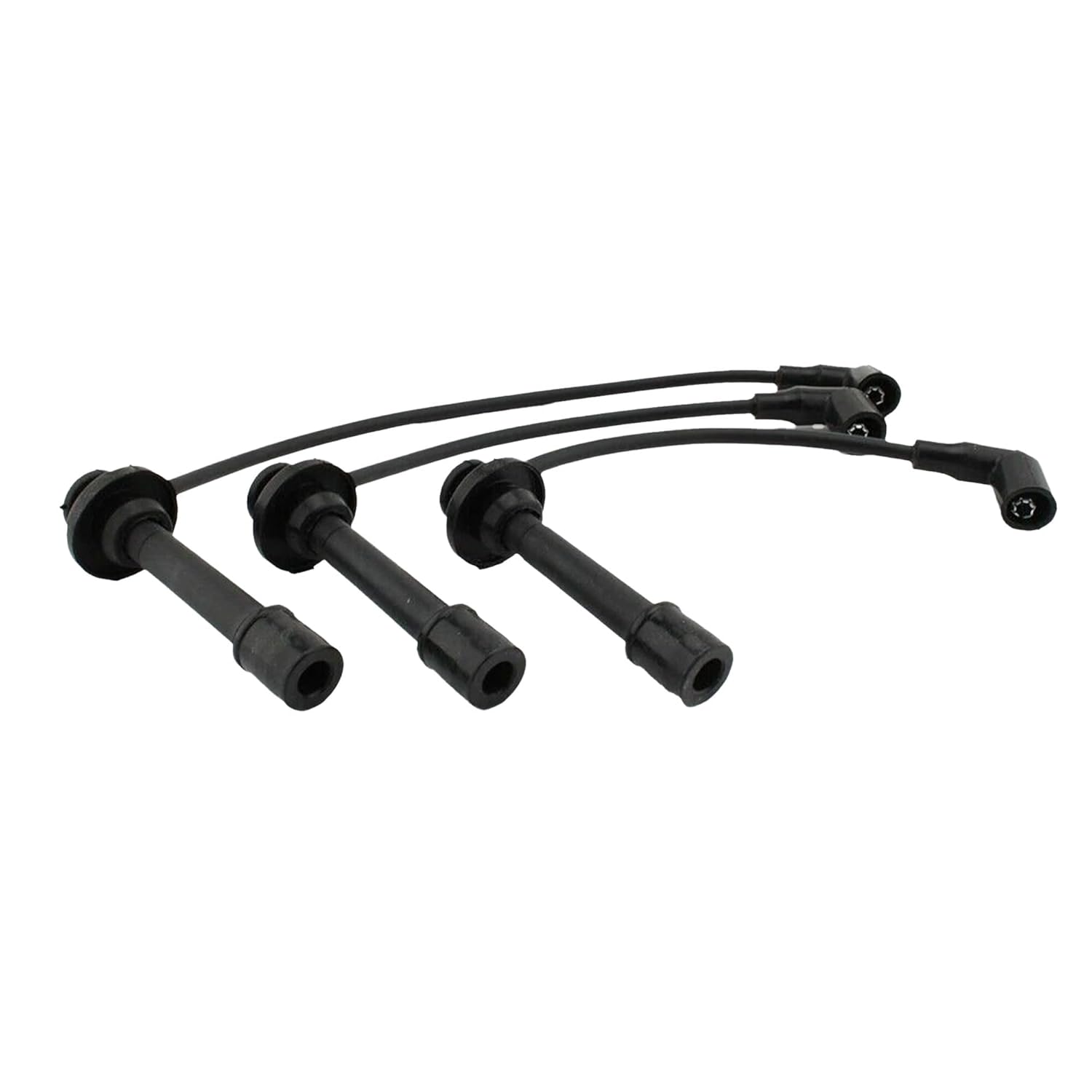 M12259C301 9PCS New Red 10.5mm Racing Spark Plug Wires Set Compatible with Ford F-150 1979 1980 1981 1982 1983 1984 1985 1986 1987 1988 1989 1990 1991 1992 1993-1995, Ford Mustang 1964-1995