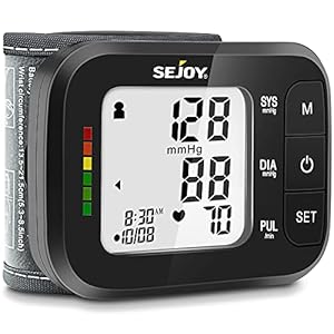 Sejoy Handgelenk-Blutdruckmessgerät mit Arrhythmie-Erkennung