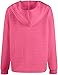 Womens V Neck Button Up Waffle Knit Top Long Sleeve Henley Shirts Solid Hoodies Casual Drawstring Pullover Sweater (Rose Red,Small)