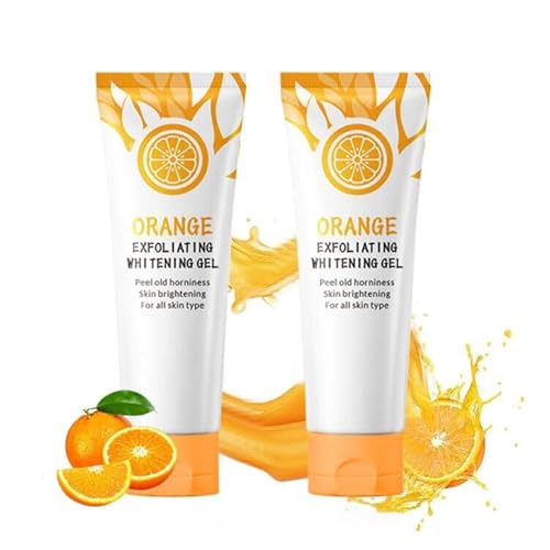 LuLiyLdJ Scrub viso alla che schiarisce le macchie scure, esfolia e migliora la texture della pelle, Per una pulizia profonda dei pori 50ml, Confezione da 1