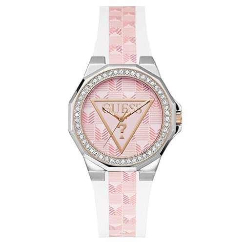 GUESS Reloj Analógico para Mujer'S de Cuarzo con Correa en Silicona GW0834L2 GUESS Reloj Analógico para Mujer'S de Cuarzo con Correa en Silicona GW0834L2