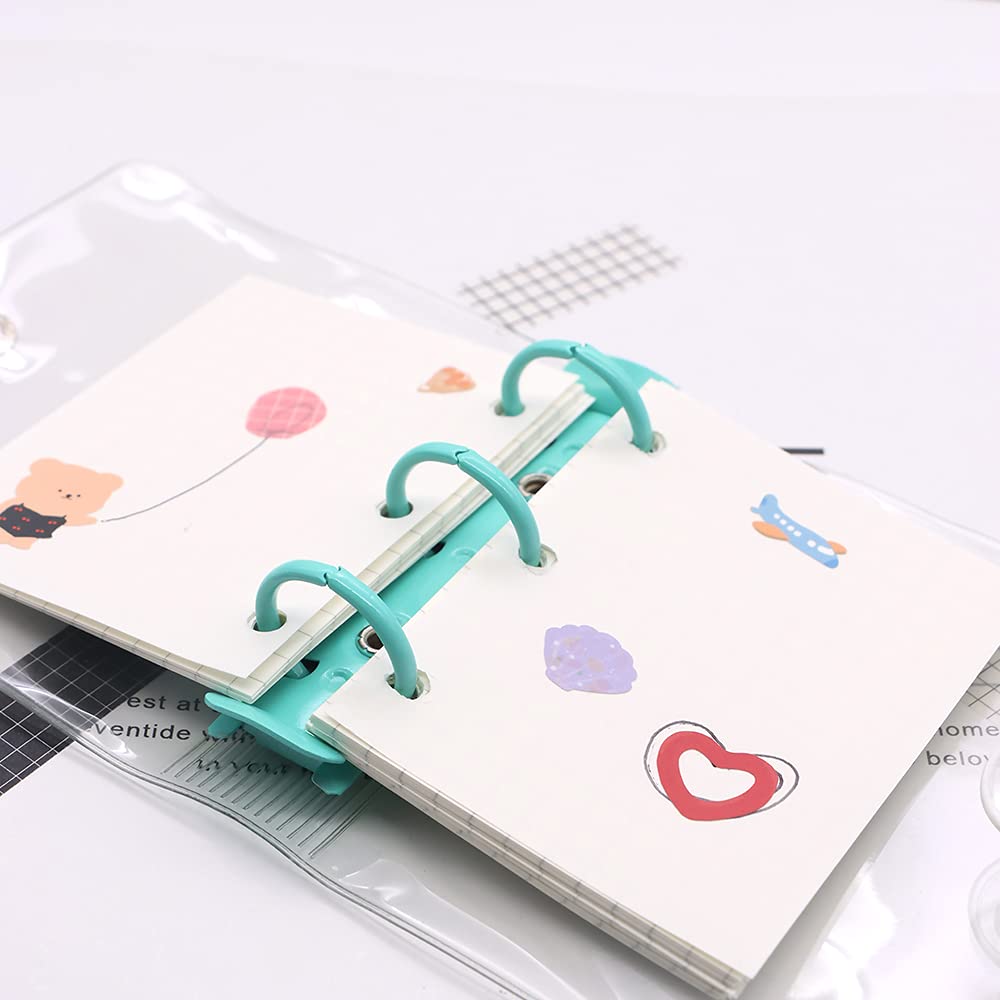 ミニクリアPVCバインダーカバー ミントグリーン ラウンドリングバインダー Amazon.co.jp: ミニクリアPVCバインダーカバー ミントグリーン