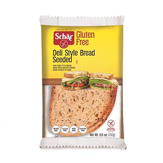Schar GLUTEN FREE DELI STYLE SEEDED, 8.8 OUNCE, Pack of 5