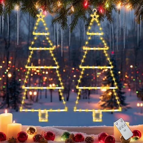 GZWY Weihnachtsdeko Fenster Beleuchtet, 87cm Hoch LED...