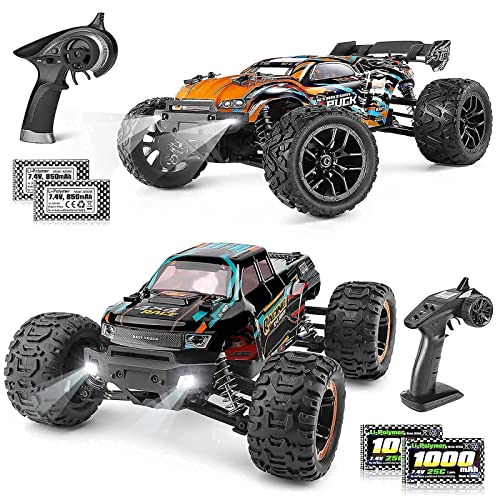 HAIBOXING 1:18 Scale RC car and 1:16 RC Truck, 2.4GHz Waterproof Remote Control Car