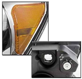 プロジェクター yutakaoh Amazon | ZMAUTOPARTS LED クロームプロジェクターヘッドライト