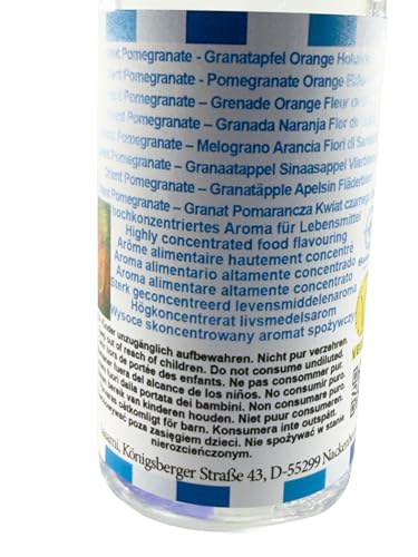 Aroma concentrado para vapeo sabor granada y flor de saúco Sasami vegano de 100ml 6