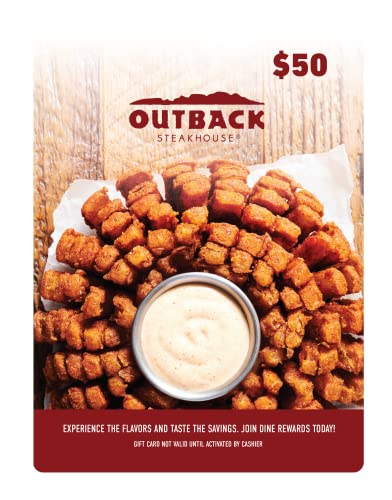 Outback Steakhouse Physical Gift Card
