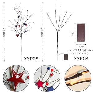 6pcslightedpatrioticartificialflowers4thofjuly278fakeberrypicksstemswith60ledlightsbatteryoperatedredwhitebluetwigbranchesforindependencedayvasehomedecor Urban Country Home Decor 6 pcs lighted patriotic artificial flowers 4th of july 278 fake berry picks stems with 60 led lights battery operated red white blue twig branches for independence day vase home decor urban country home decor