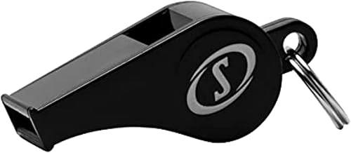 Spalding Sports Whistle with Lanyard  Ideal for Coaches, Referees & Officials  Available in Plastic or Metal