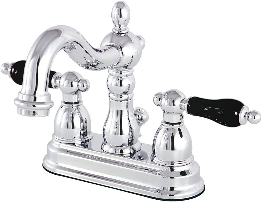 Kingston Brass KB1605PKL Duchess 4" Centerset Lavatory Faucet with Retail Pop-up, Oil Rubbed Bronze