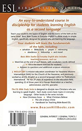Basic Bible Studies In Everyday English: Esl Bible Studies (Esl Bible Study Series) #TOP1