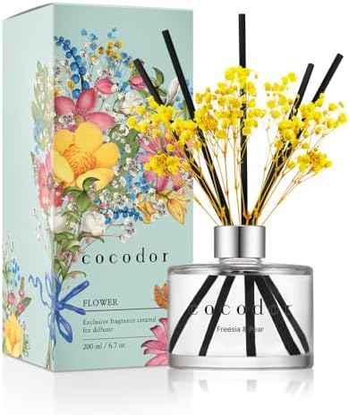 COCODOR Lavender Reed Diffuser/Garden Lavender / 6.7oz(200ml) / 1 Pack/Home Decor & Office Decor, Fragrance and Gifts 40