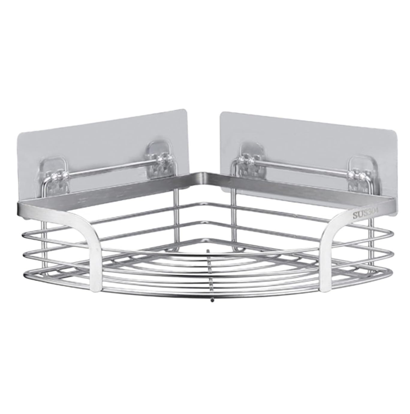 PXIWDAN Bathroom Shelf Corner Shower Caddy Shelf No Drilling Stainless Steel Bathroom Organizer Storage Rack Wall Organizer 30